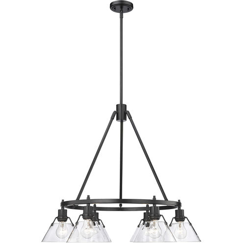 Orwell 6 Light 29 inch Matte Black Chandelier Ceiling Light